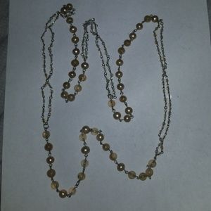 Single long necklace